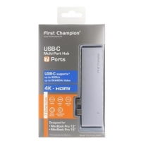 First Champion USB-C Multi-Port Hub 7 Ports 